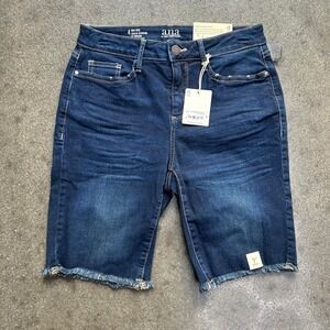Ana Dark Wash Size 4 Mid Length Denim Bermuda‎ Shorts - NWT Retails $35